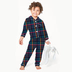 Blue Plaid Fabric 1435