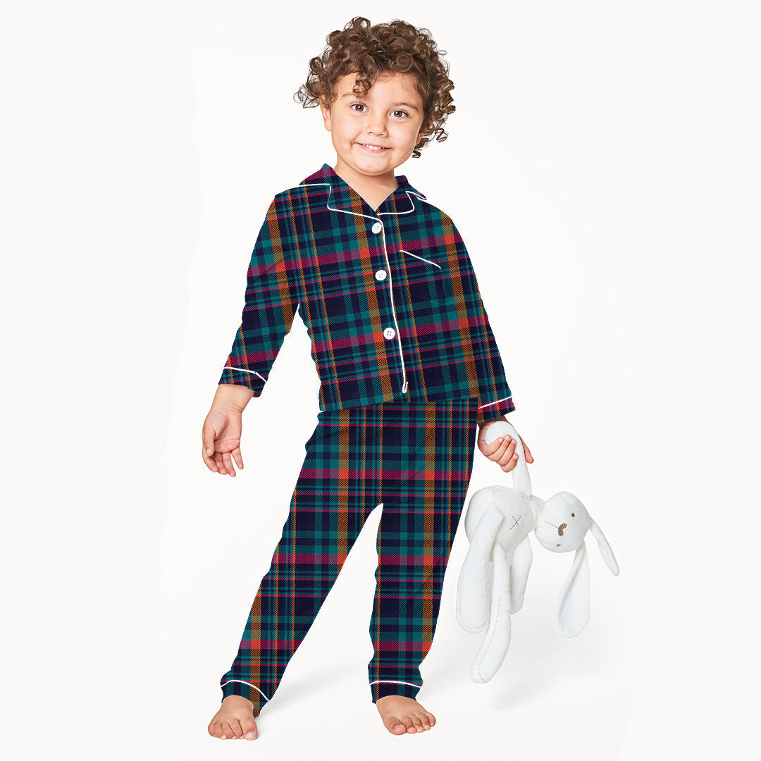 Blue Plaid Fabric 1435