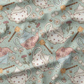 Tea Time Sage Fabric