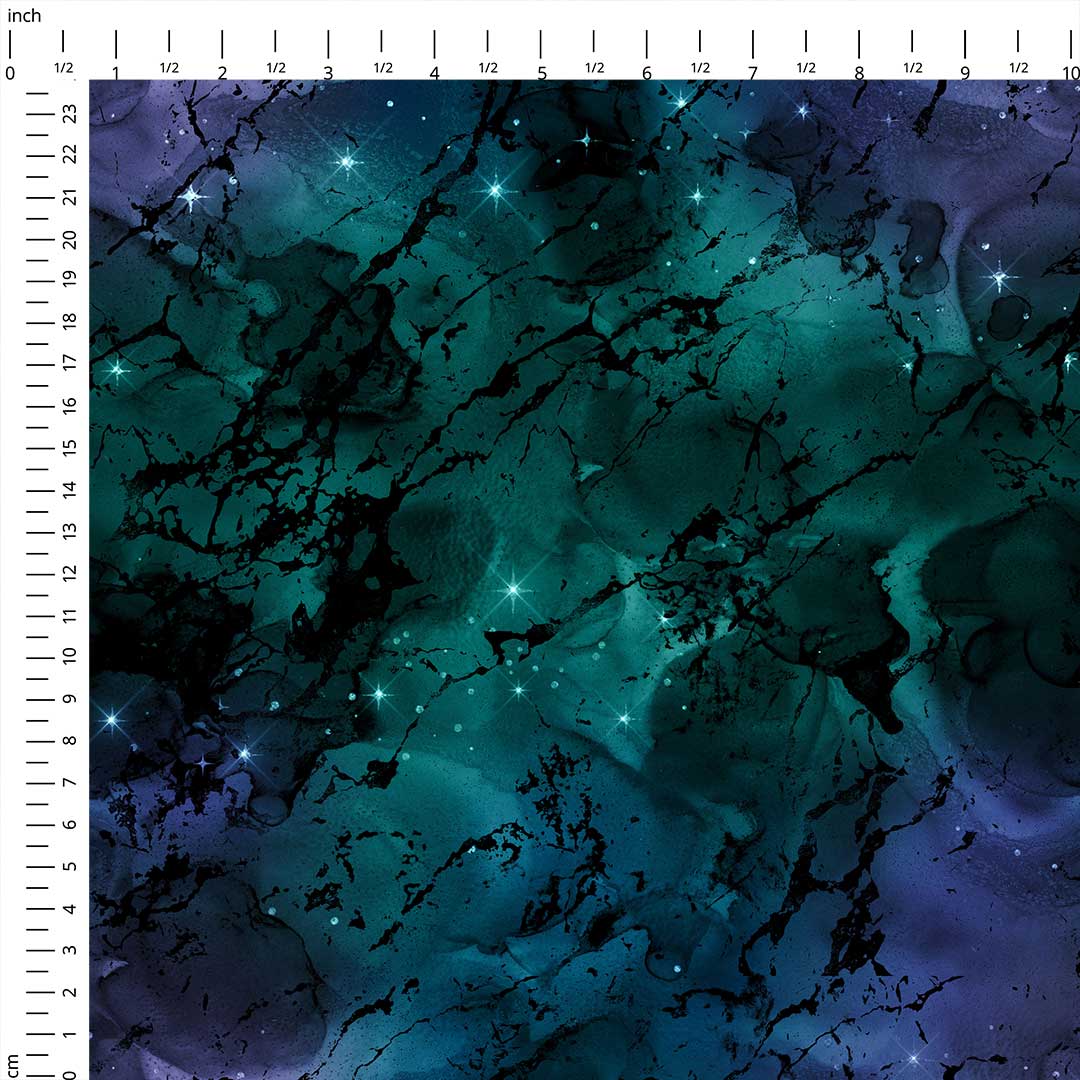 Teal Stain Fabric