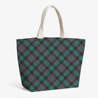 Teal Plaid Fabric 1439