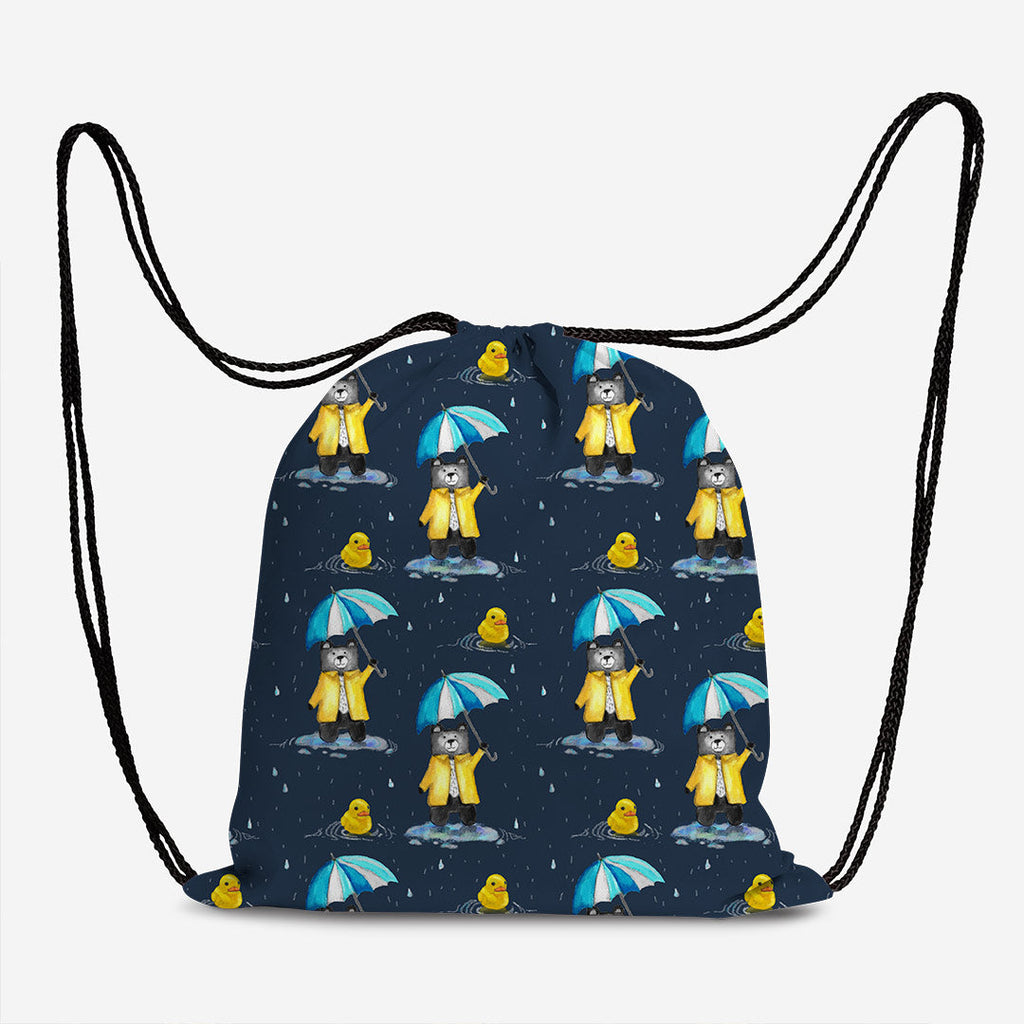 Teddy Blue Umbrella Fabric