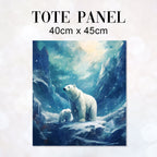 TOTE The North Pole Fabric Bag Panel