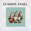 CUSHION Panel Three Christmas Gnomes CP-823