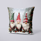 CUSHION Panel Three Winter Gnomes CP-825