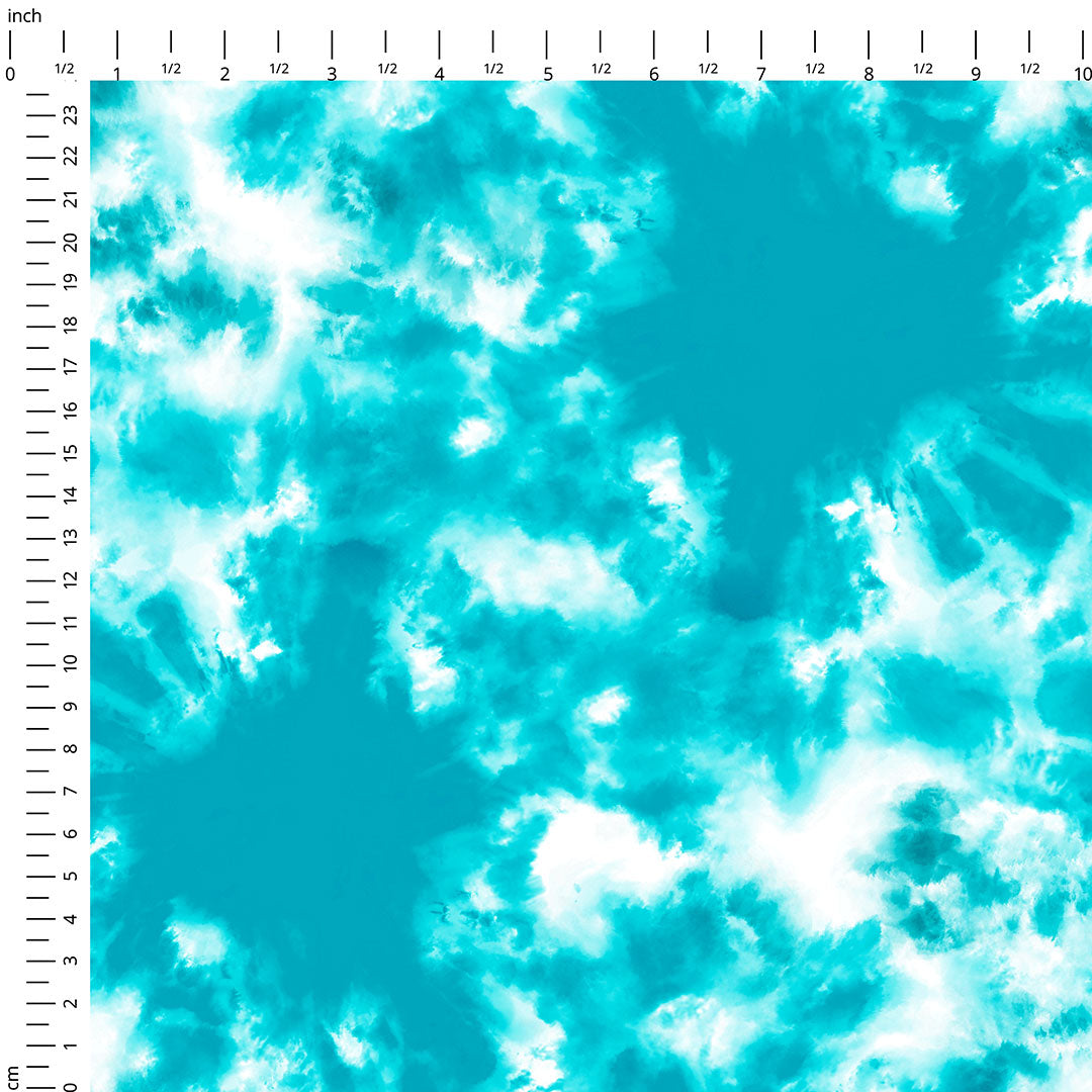 Tie Dye Blue Fabric