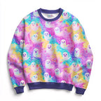 Tie Dye Ghosts Fabric
