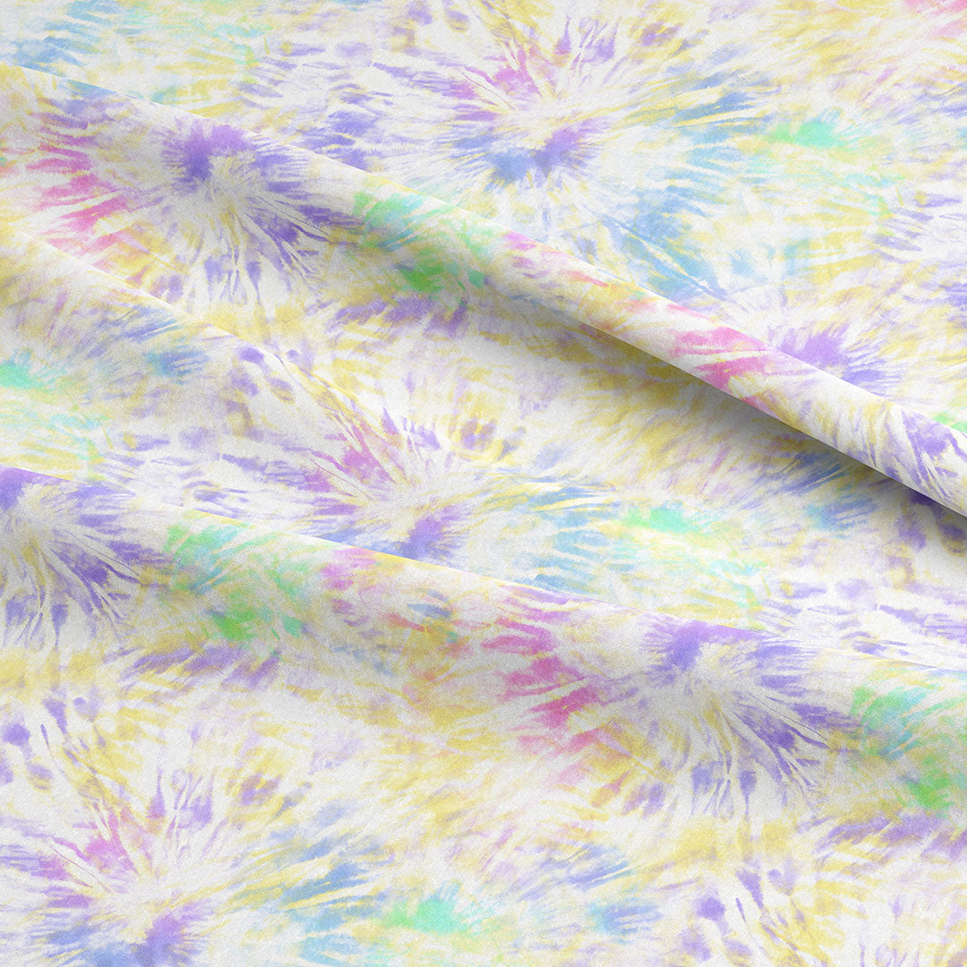 Tie Dye Pastel Fabric