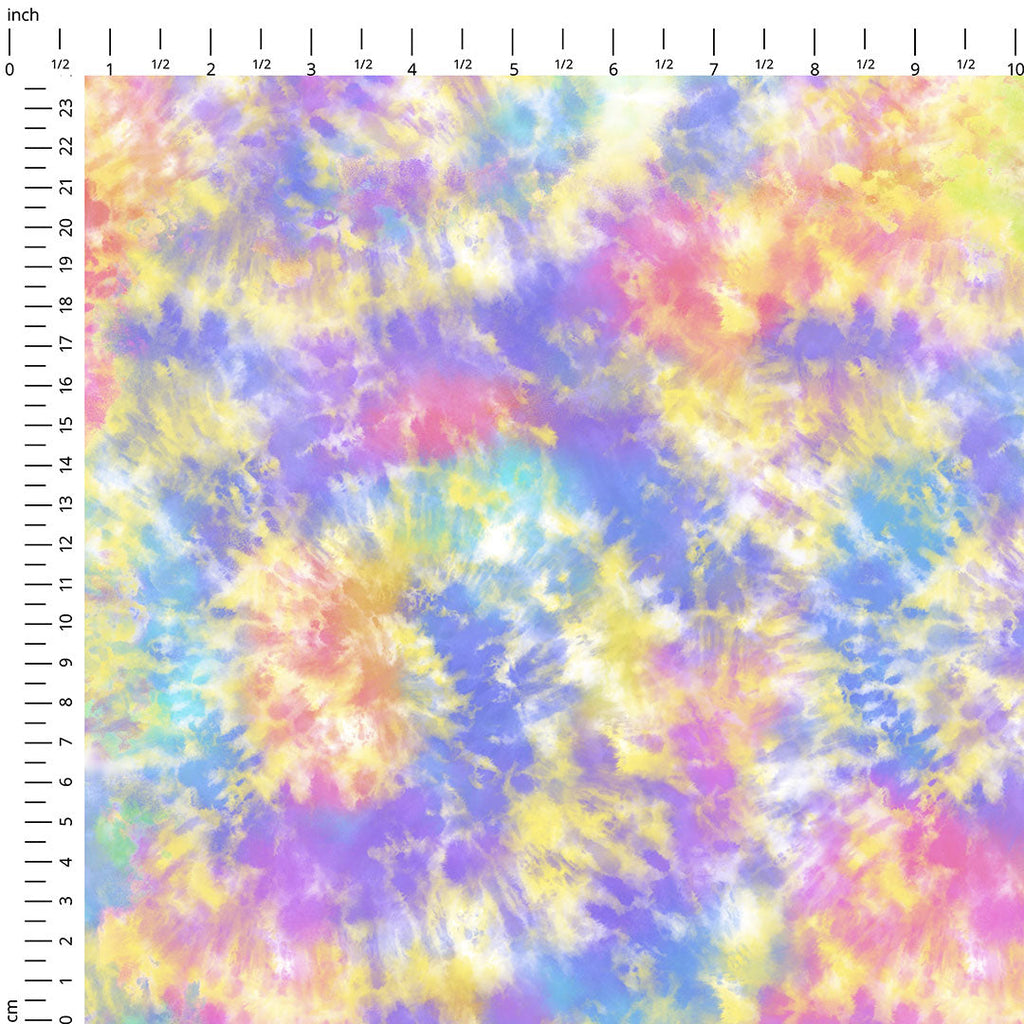 Tie Dye Sunset Fabric