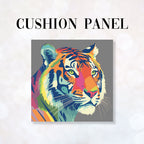 CUSHION Fabric Panel Tiger Grey