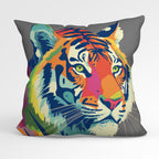 CUSHION Fabric Panel Tiger Grey