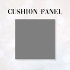 CUSHION CO-ORD Tiger On Grey Fabric Panel