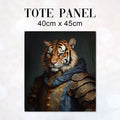 TOTE Fabric Bag Panel Tiger Knight TP-285
