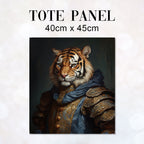 TOTE Fabric Bag Panel Tiger Knight TP-285