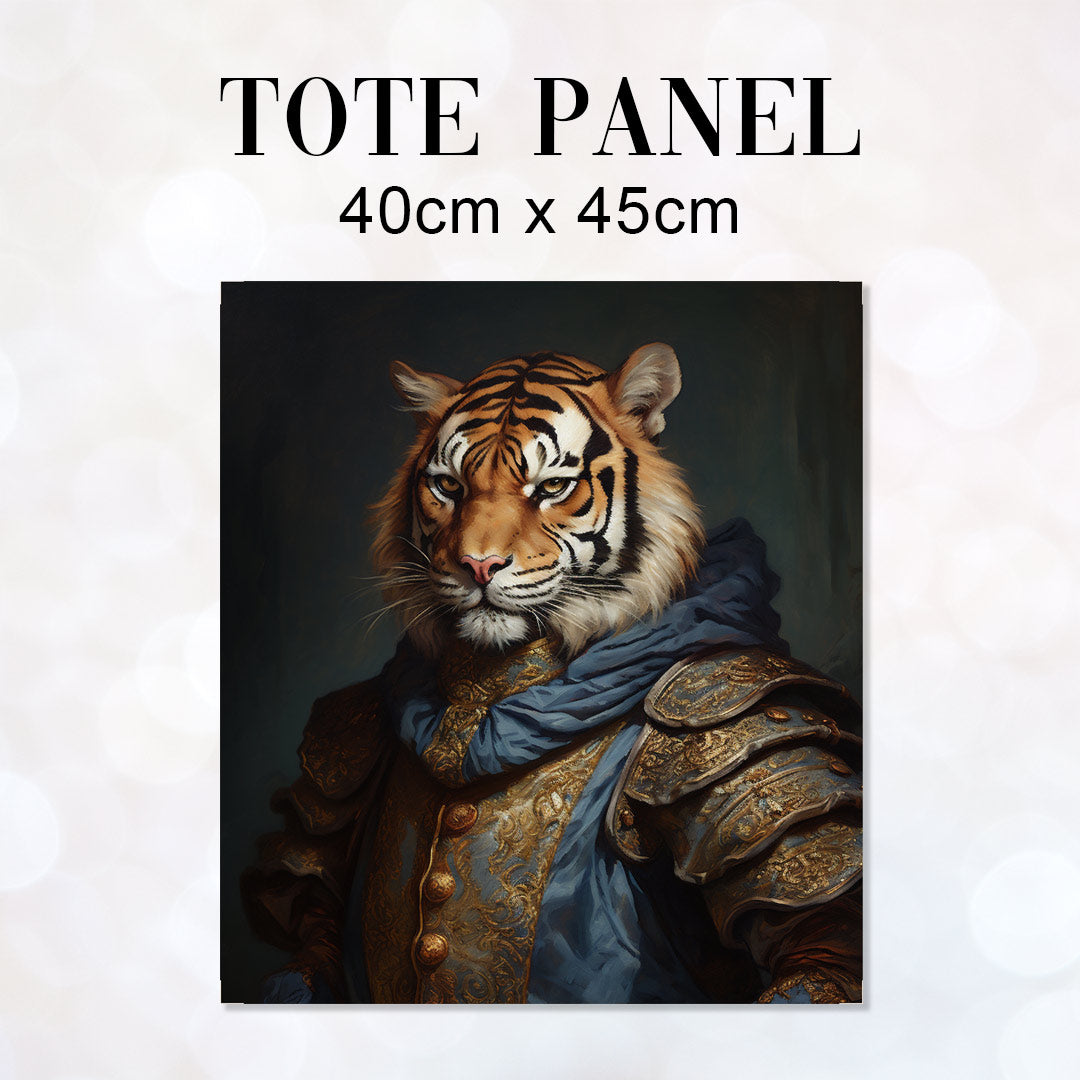 TOTE Fabric Bag Panel Tiger Knight TP-285