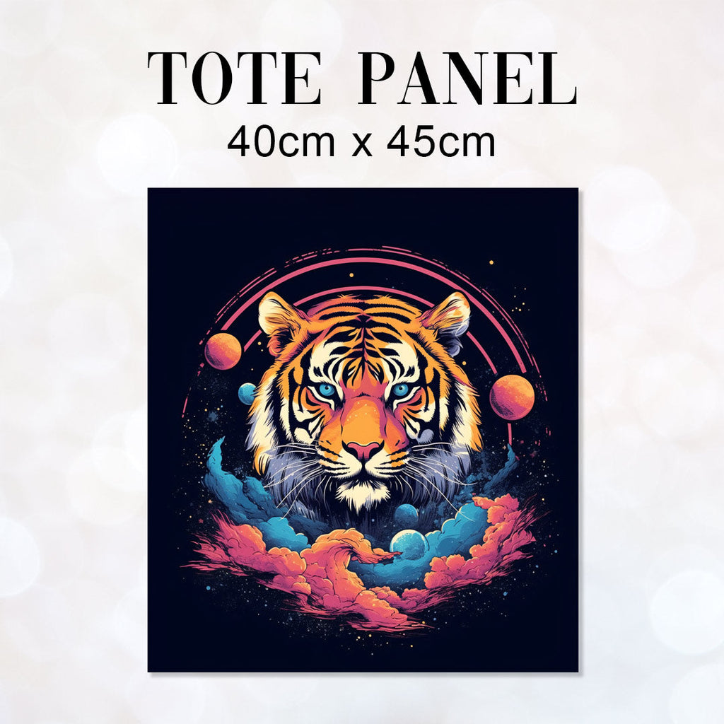 TOTE Tiger Moons Fabric Bag Panel TP-173