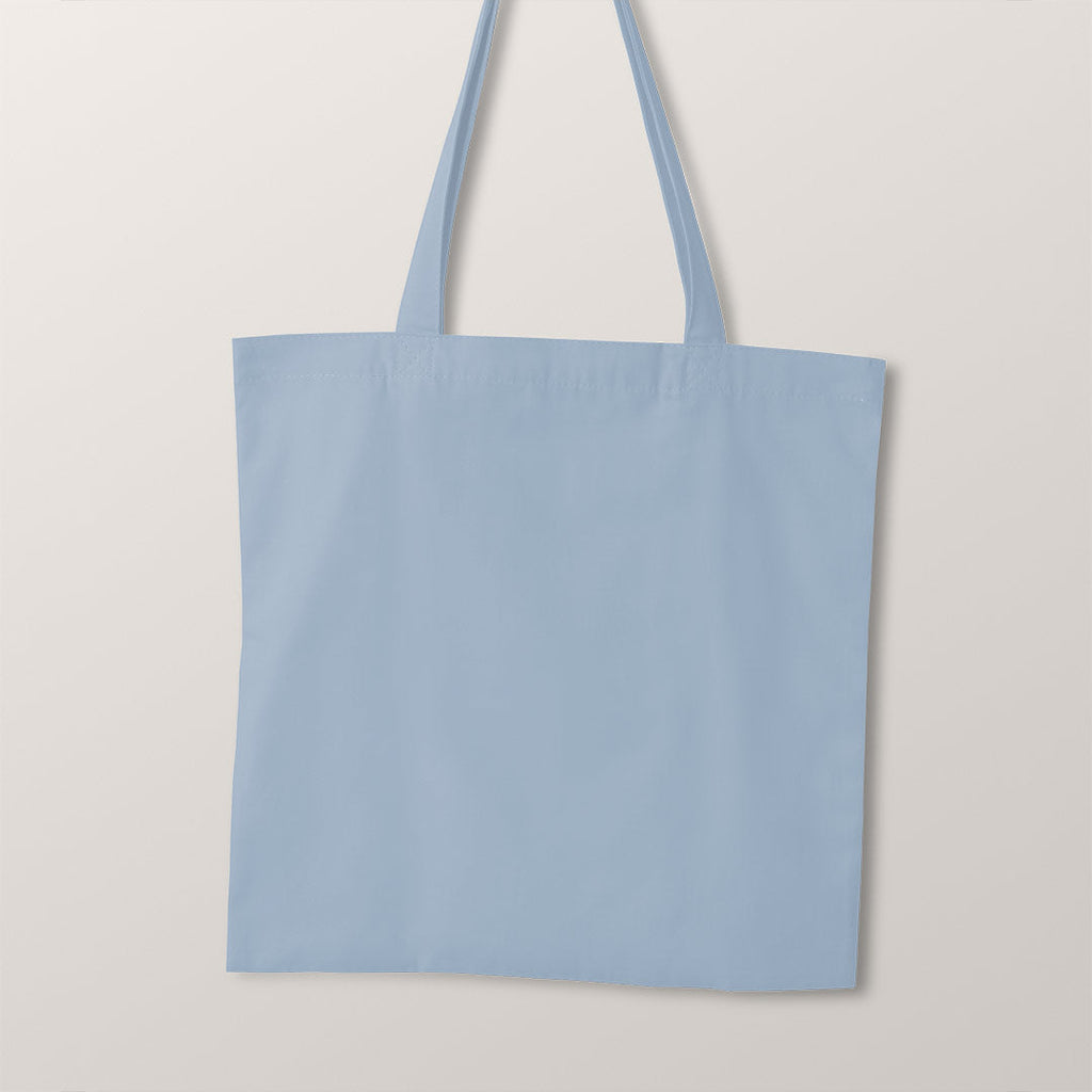 TOTE CO-ORD Tiger On Blue Fabric Bag Panel
