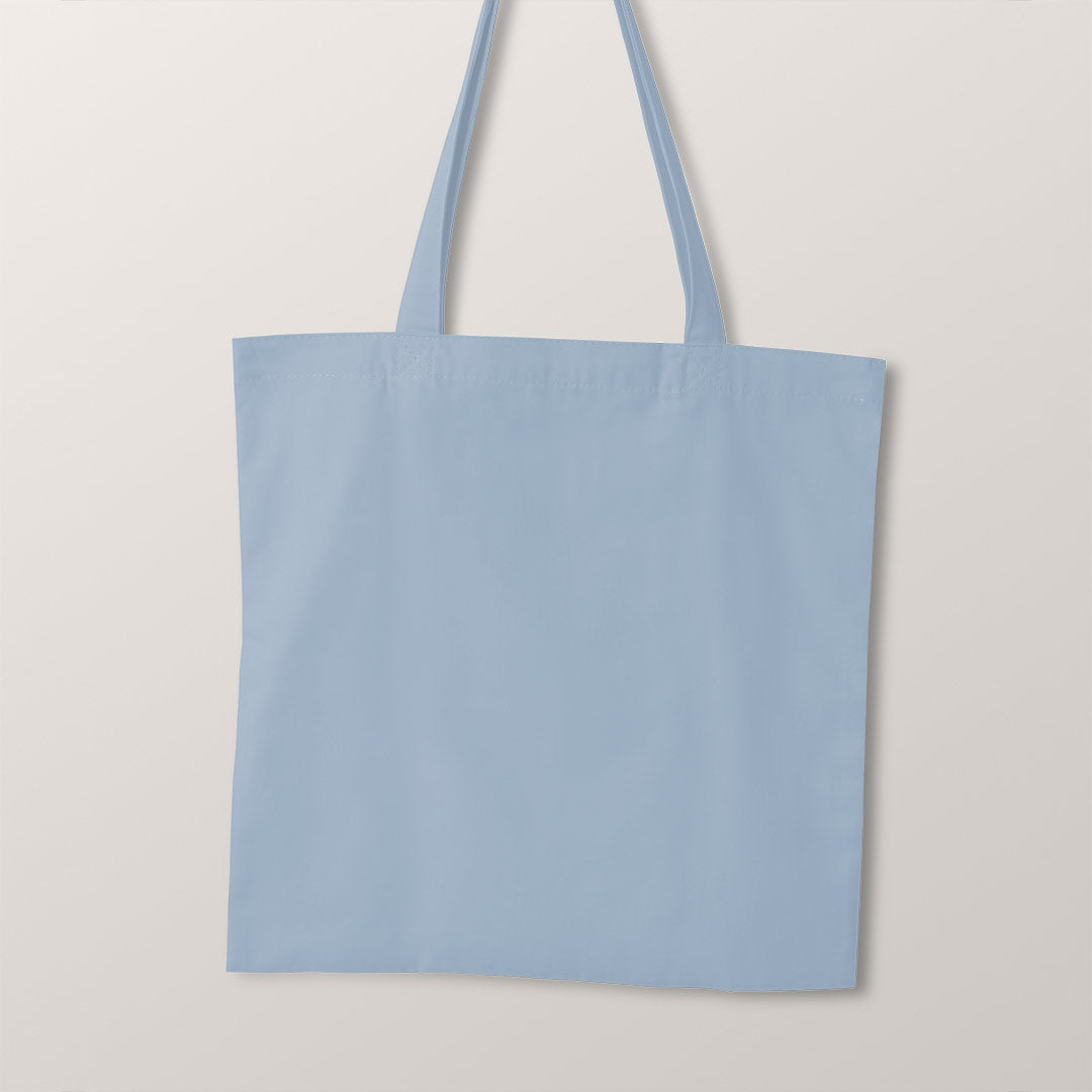 TOTE CO-ORD Tiger On Blue Fabric Bag Panel