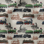 Trains Fabric