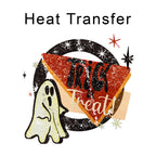 Retro Trick or Treat Iron on fabric heat transfer DTF-63