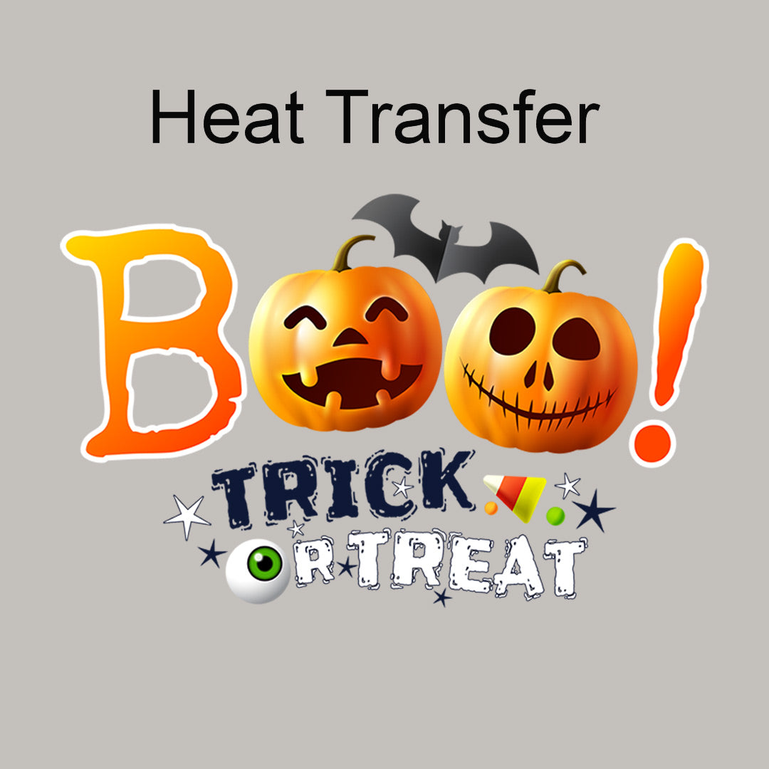 Trick or Treat Iron on fabric heat transfer DTF-64