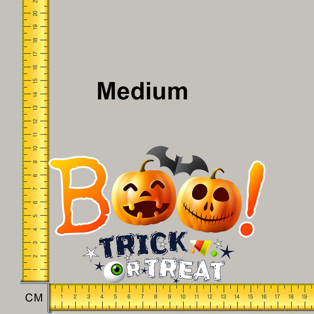 Trick or Treat Iron on fabric heat transfer DTF-64
