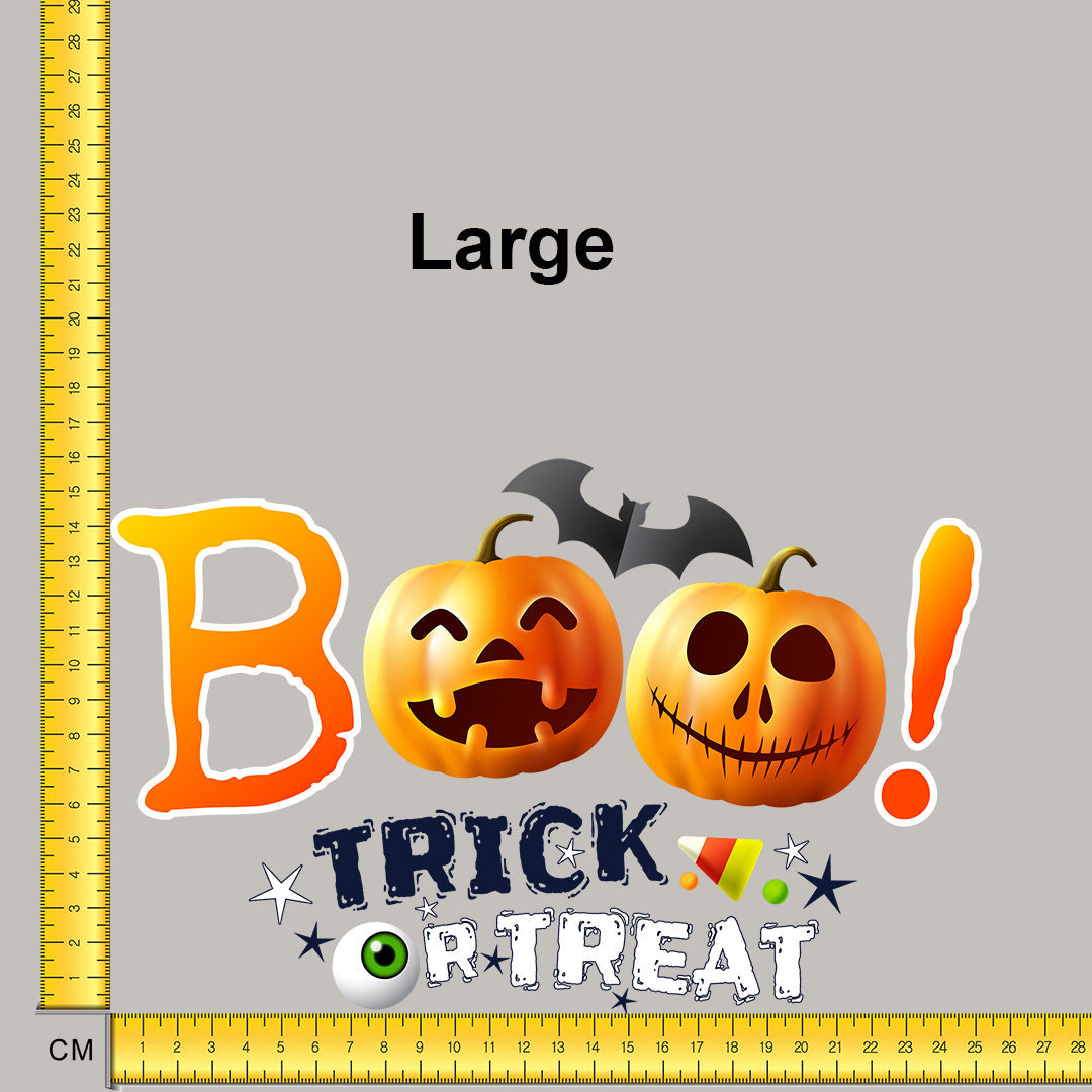 Trick or Treat Iron on fabric heat transfer DTF-64