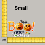 Trick or Treat Iron on fabric heat transfer DTF-64