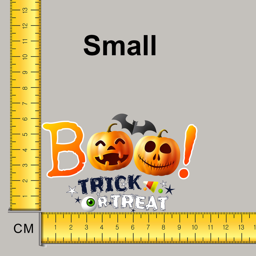 Trick or Treat Iron on fabric heat transfer DTF-64