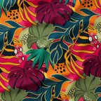Tropical Collage Large Scale 3 Fabric