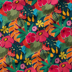 Tropical Collage Small Scale 1 Fabric