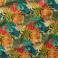 Tropical Collage Small Scale 2 Fabric