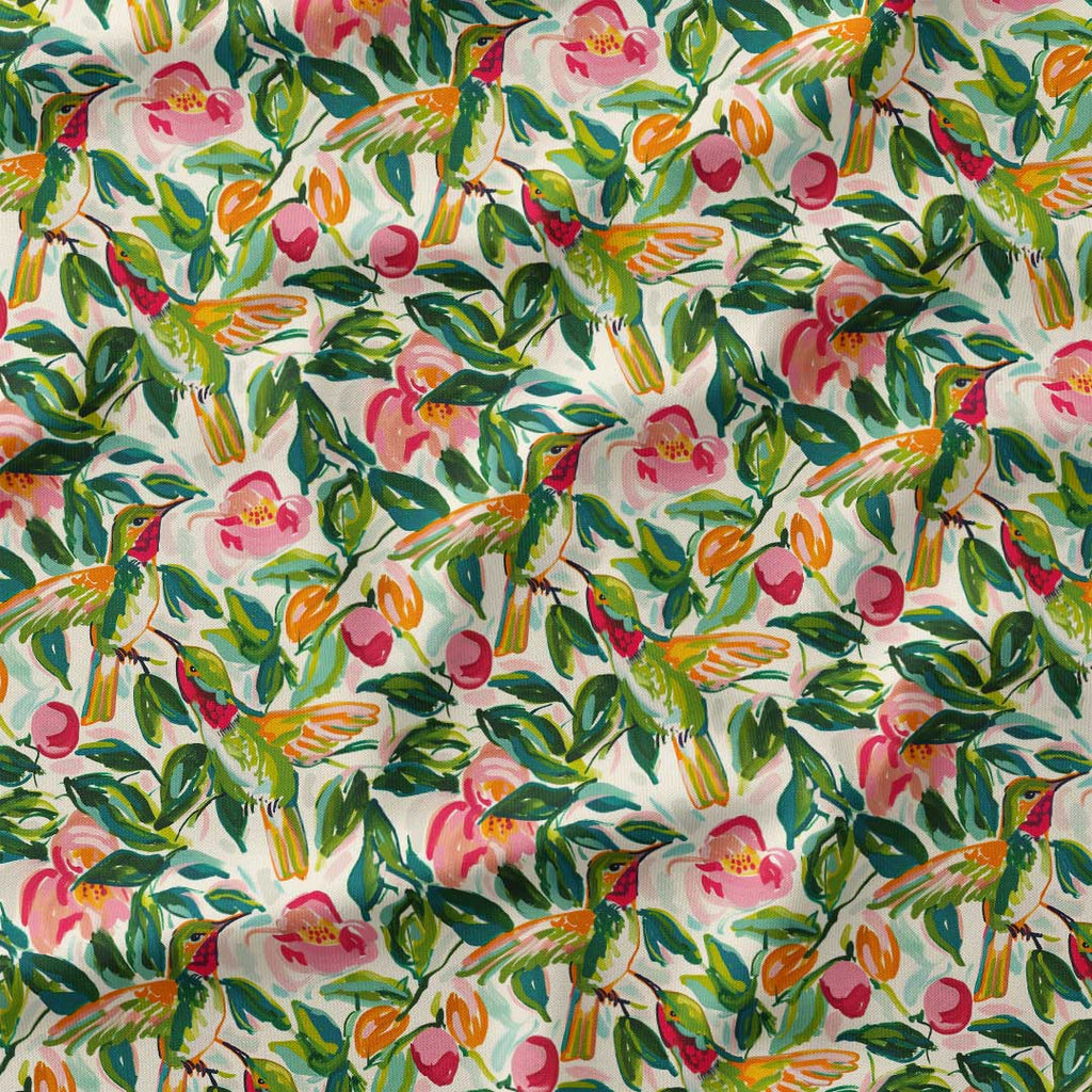 Tropical Hummingbirds Fabric