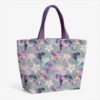 Tropical Leopards Grey Fabric