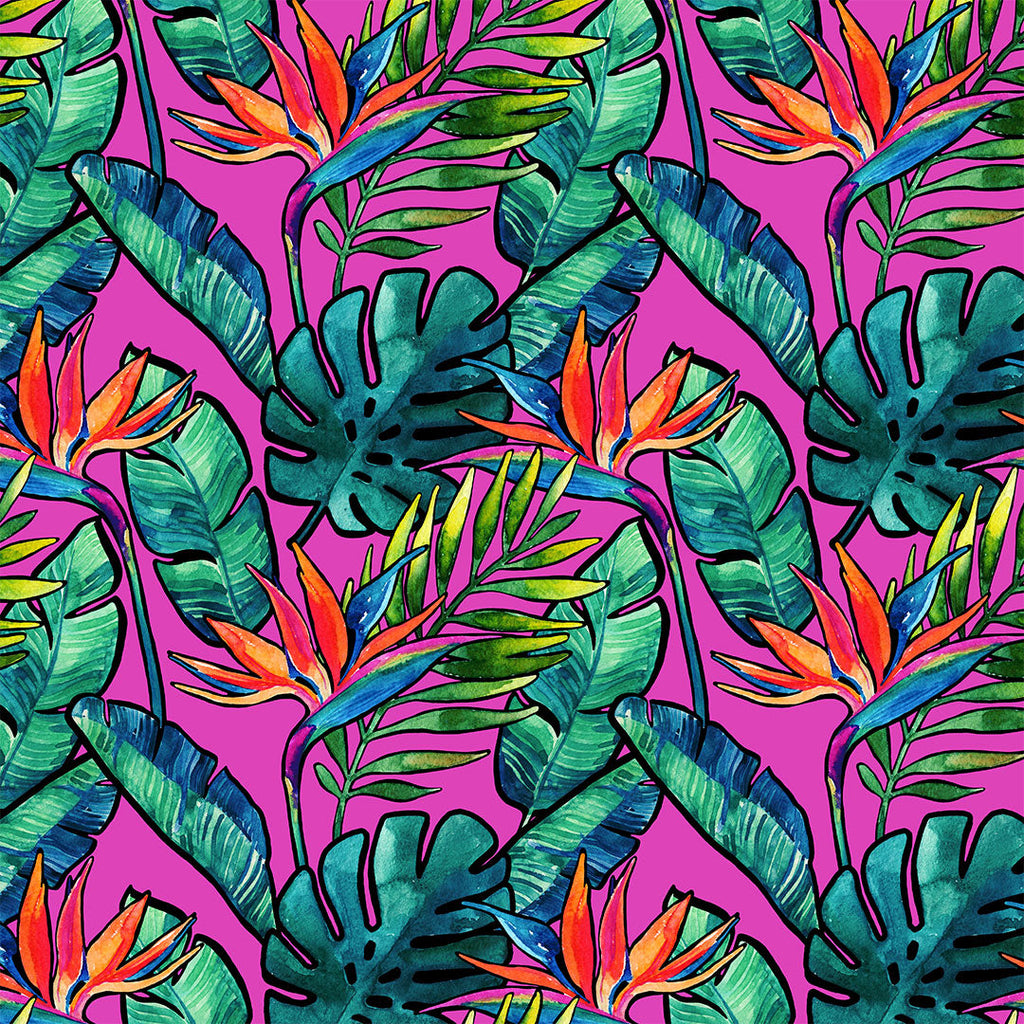Tropical Vibes Pink Fabric