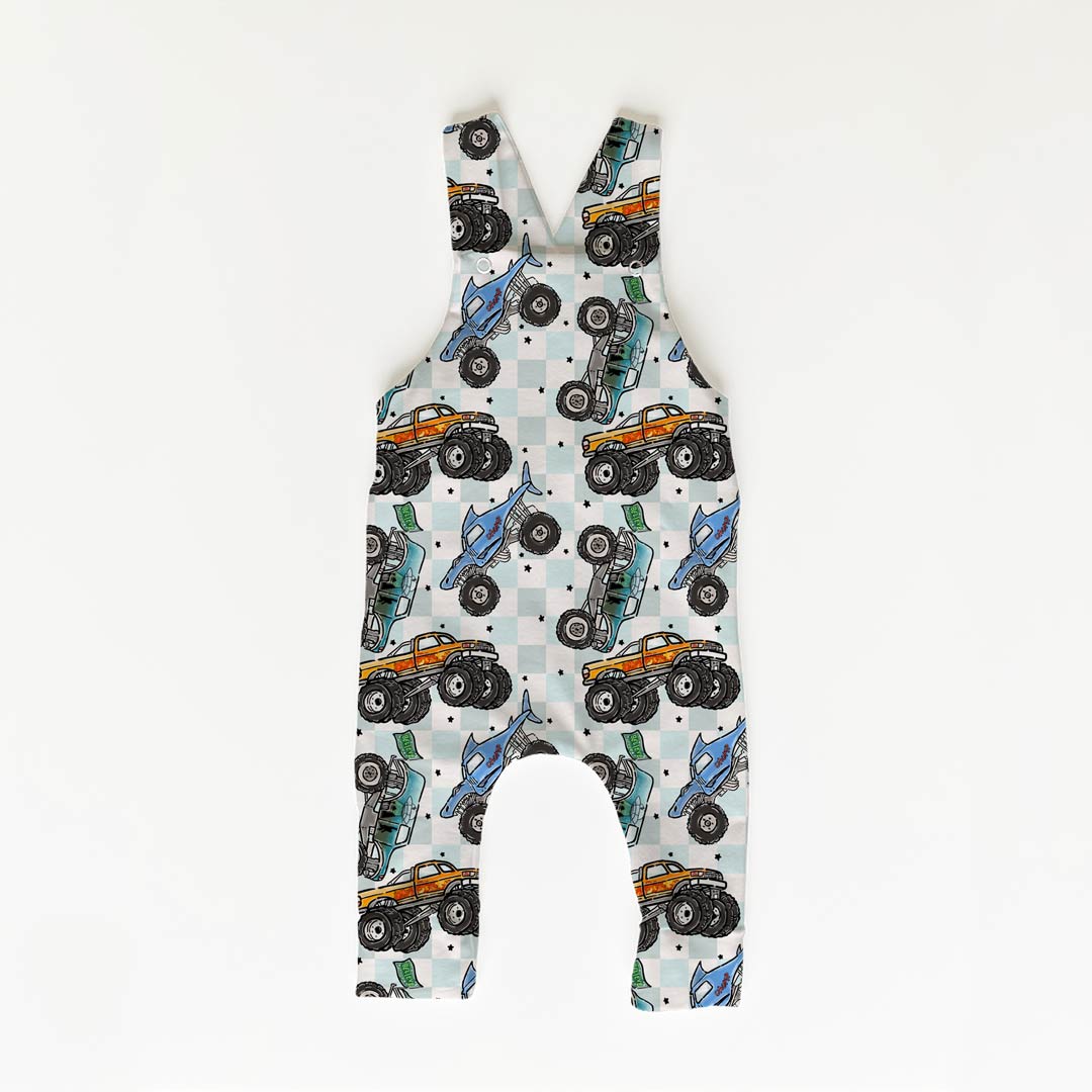 Truck Jam Fabric