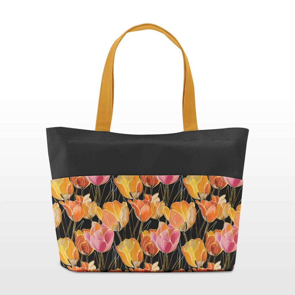 Stained Glass Tulips Fabric