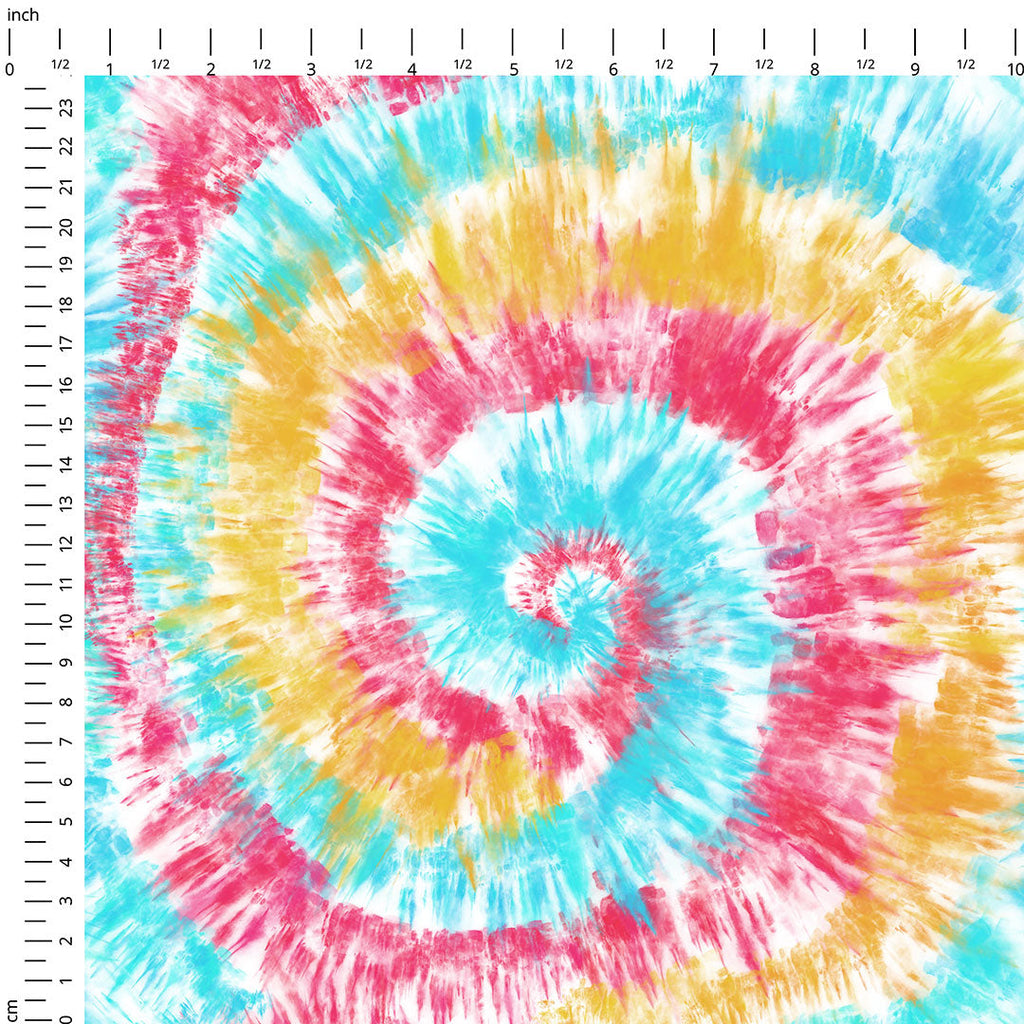 Tie Dye Tutti Frutti Fabric