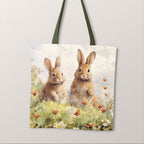 TOTE Two Bunnies Fabric Bag Panel TP-181
