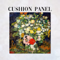 CUSHION Fabric Panel Van Gogh Bouquet Flowers in a Vase CP-1180