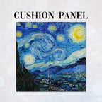 CUSHION Fabric Panel Van Gogh Starry Night