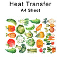 Veggie Pack A4 Set Iron on Fabric Heat Transfer DTF-193