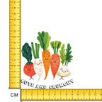 Veggies - Cute and Crunchy Iron on Fabric Heat Transfer DTF-190