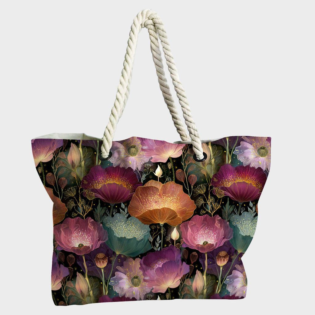 Velvet Glow Floral Fabric