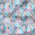 Vibrant Purple Ikat Fabric