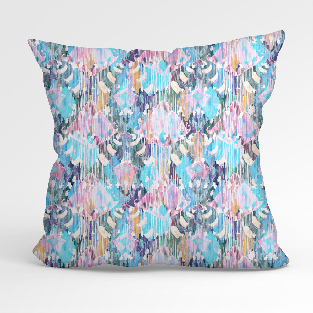 Vibrant Purple Ikat Fabric