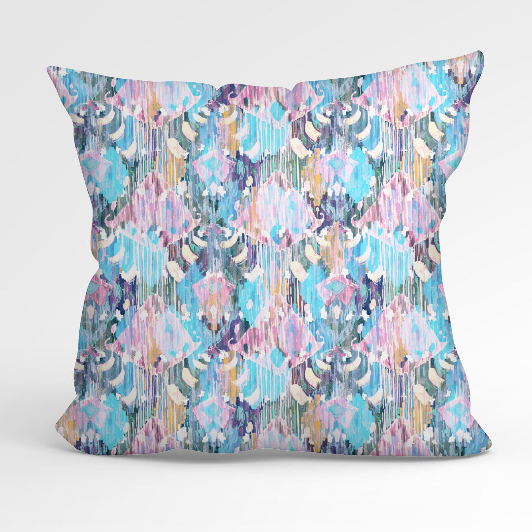 Vibrant Purple Ikat Fabric