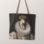 TOTE Fabric Bag Panel Victorian Swan Queen TP-275