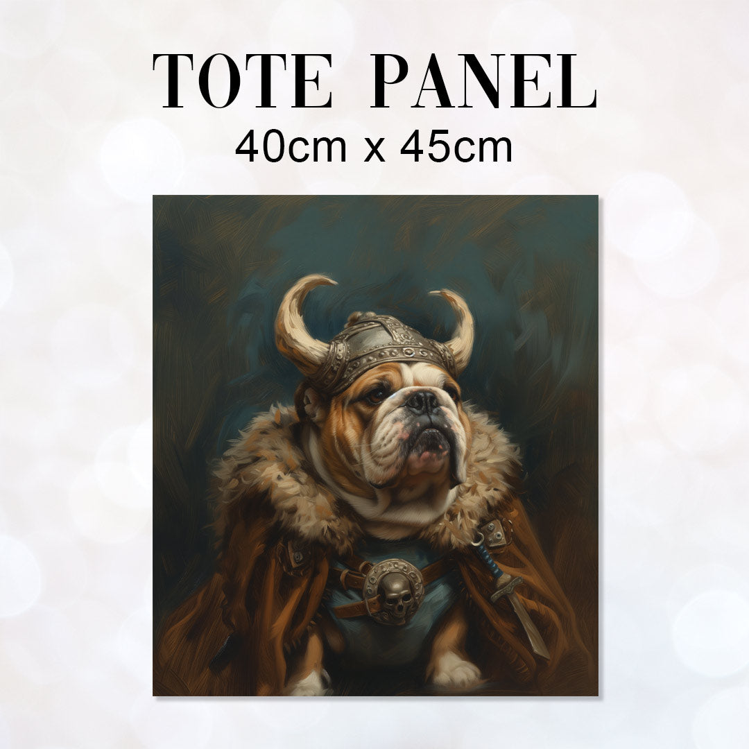 TOTE Fabric Bag Panel Viking Bulldog TP-284