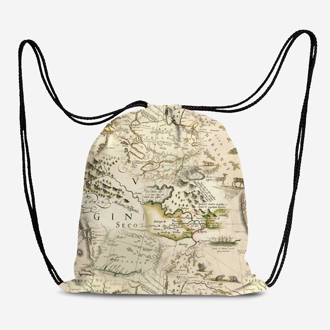 Vintage Maps Fabric